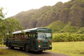 Bus tour of Kualoa