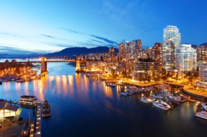 Vancouver at night