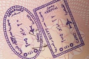 Cairo passport stamp