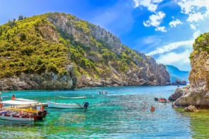 Coast of Corfu, Greece