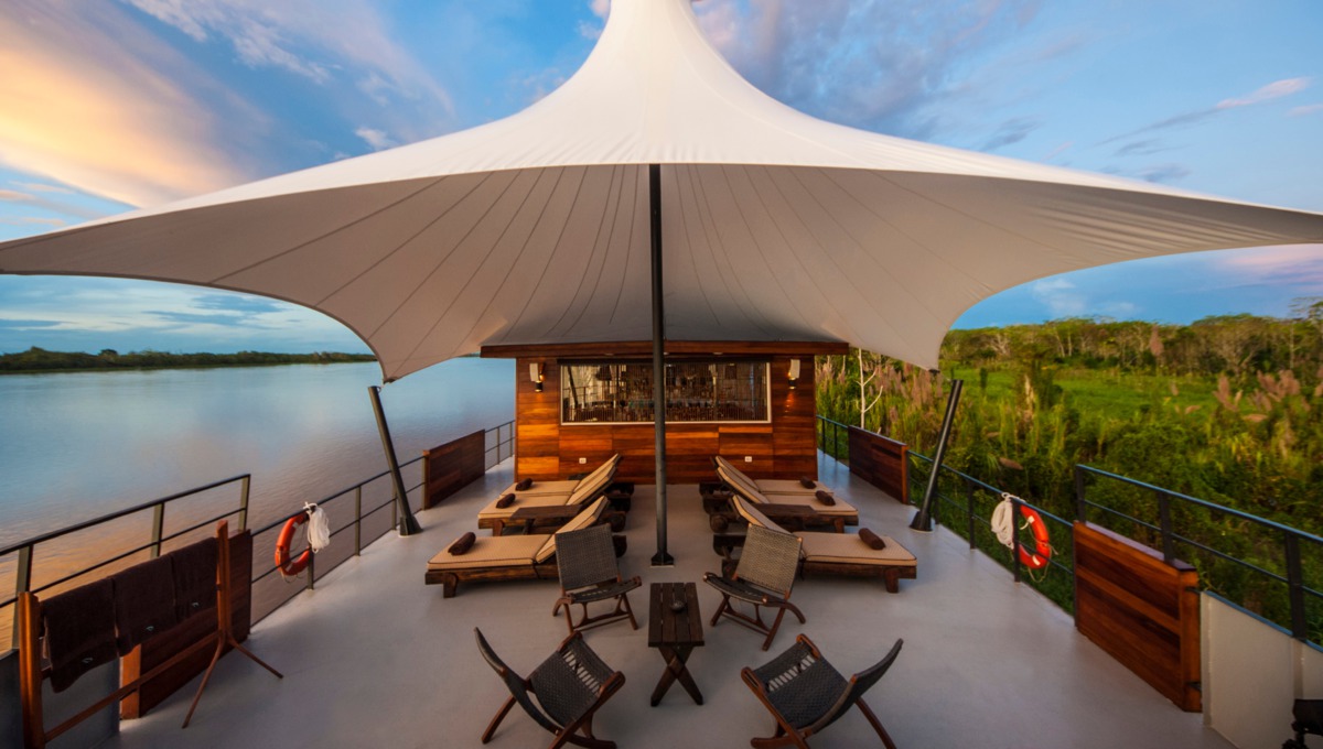 Aqua Expeditions - Aria Amazon outdoor lounge