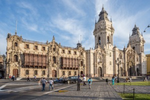 Lima cathedral, Peru