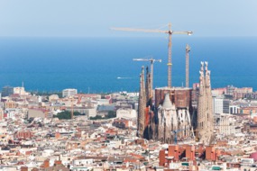 View of the Sagrada Familia, Barcelona