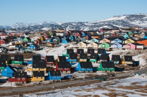 Houses in Ilulissat, Greenland