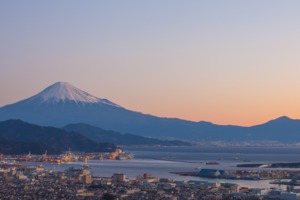 Mount Fuji and Shimizu, Japan