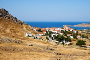 Village on Limnos island, Greece