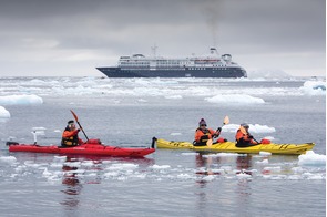 Silver Cloud Expedition - Zodiacs in Antarctica