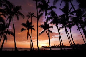 Sunset in Kailua-Kona, Hawaii