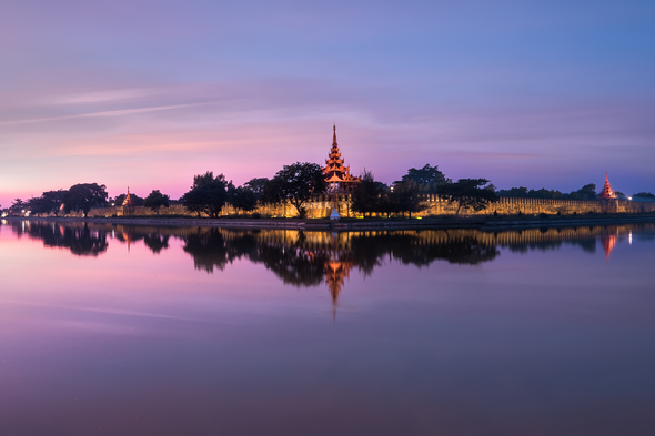 Mandalay skyline.