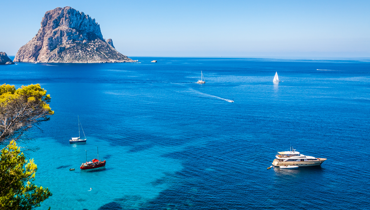 Ibiza, a popular stop on Western Mediterranean cruises