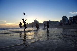 Rio de Janeiro - Football on Ipanema beach