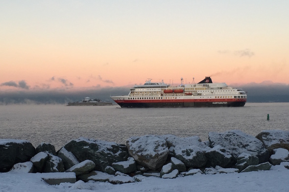 Hurtigruten - MS Finnmarken in Norway