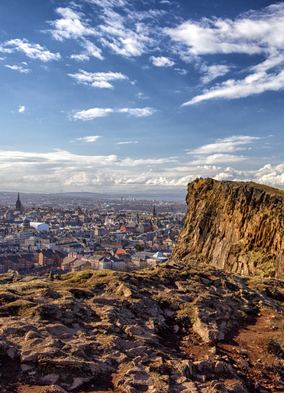Edinburgh, a key port for cruises from Scotland