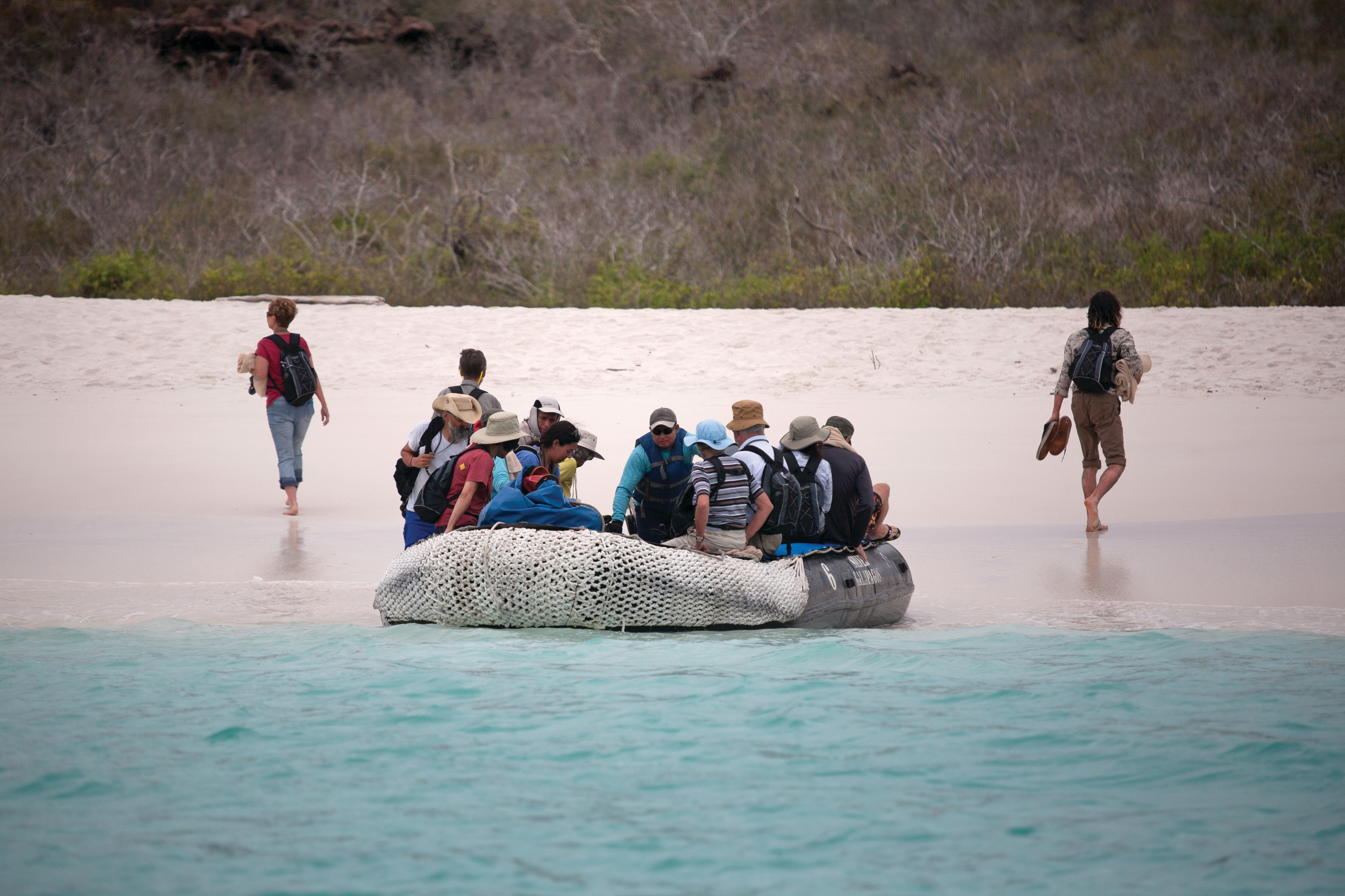 Silversea - Zodiac landing on Espanola, Galapagos