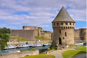 Brest castle and Tanguy tower, France