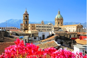 Spring flowers in Palermo, Sicily