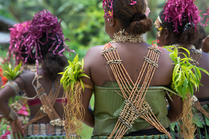Traditional dance in Santa Ana, Solomon Islands