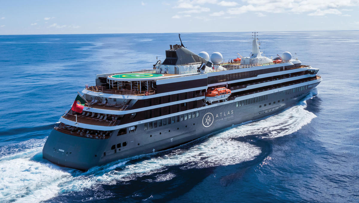 Atlas Ocean Voyages' World Navigator, part of a new generation of luxury expedition cruise ships