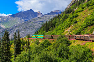Yukon Route railway, Skagway, Alaska