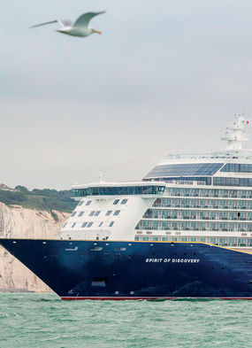 Saga in Dover, one of the best options for a staycation cruise around the UK in summer 2021