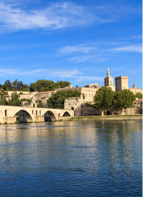 Avignon, France, one of the highlights of a Rhone and Saone river cruise
