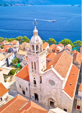 Korcula, one of the highlights of a cruise to Croatia and the Adriatic