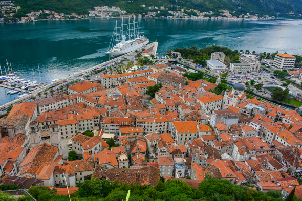 Windstar Cruises - Wind Surf in Kotor, Montenegro