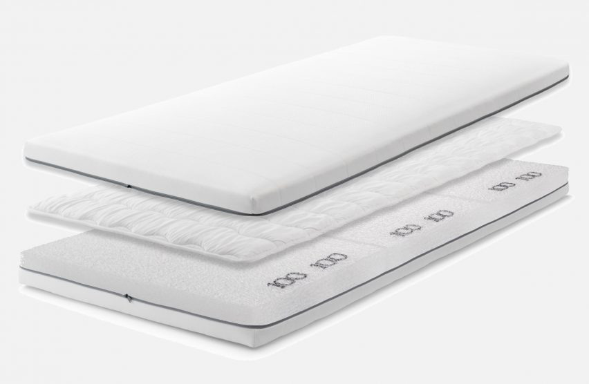 Three parts of the Airweave mattress