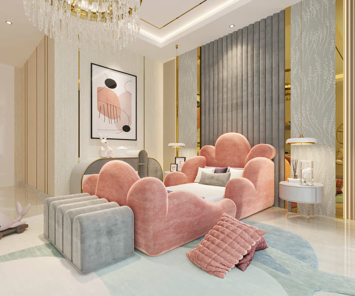 GIRLS’ BEDROOM | LITTLE RISING STAR BEDROOM